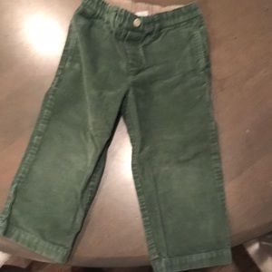 Green corduroy vineyard vines pants 3T